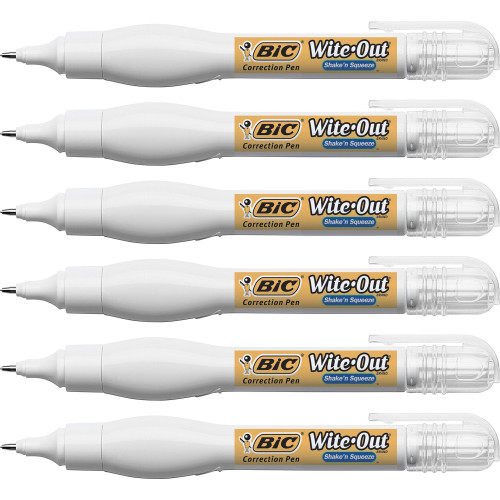 Wite-Out Shake 'N Squeeze Correction Pen (WOSQPP11BX)