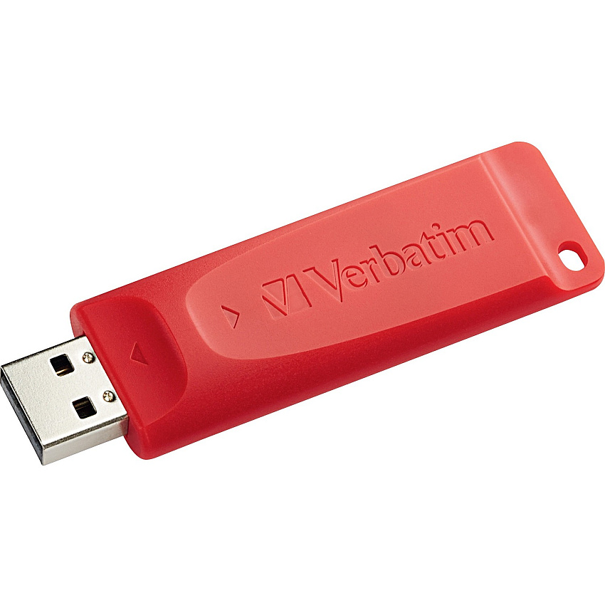 Verbatim 4GB Store 'n' Go USB Flash Drives 4 GB - USB 2.0 - Red - 4 / Pack (95236PK)