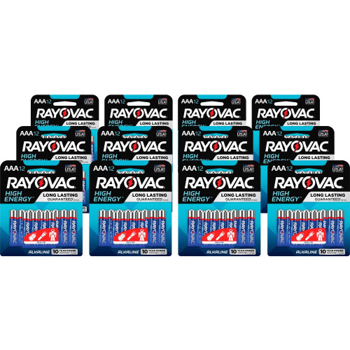 Rayovac Alkaline AAA Batteries (82412KCT)