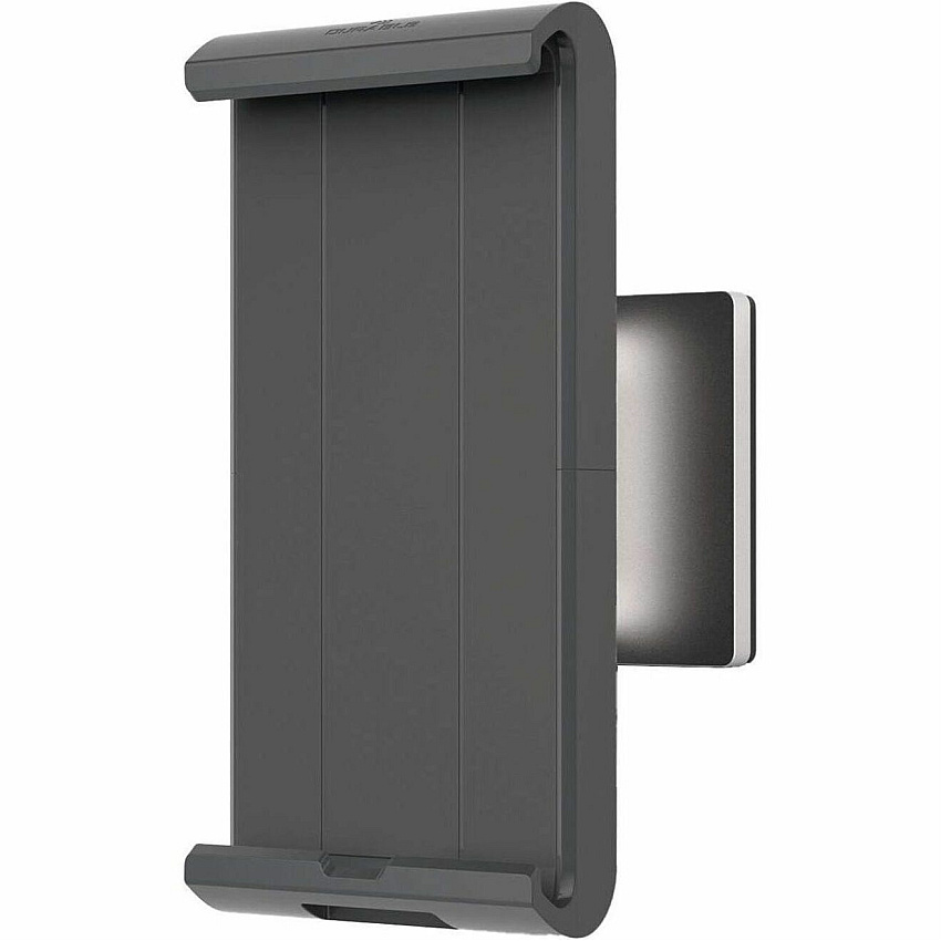 DURABLE Tablet Holder Wall Arm 8.9" Height x 3.7" Width x 6.7" Depth - Steel, Acrylonitrile Butadiene Styrene (ABS), Aluminum - Silver - 180&deg; Swivel, Pivot, Adjustable Clamp, Locking Mechanism, 360&deg; Rotation, Flexible Arm, Tilt, Cable Man (893423)