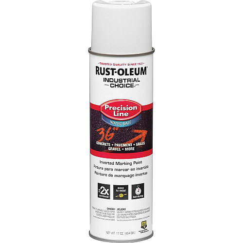 Rust-Oleum Industrial Choice Precision Line Marking Paint 1 Color(s) - White - 17 fl oz - 12 / Carton (203039CT)