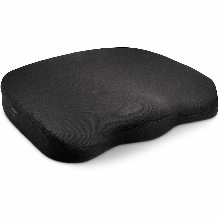 Kensington Ergonomic Memory Foam Seat Cushion Foam - Ergonomic Design, Slip Resistant Base, Durable, Removable Cover, Adjustable Strap, Comfortable - 1 Each (55805)