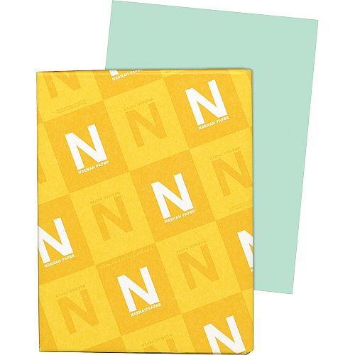 Exact Vellum Bristol Paper 92 Brightness - Letter - 8 1/2" x 11" - 67 lb Basis Weight - Heavyweight, Quick Drying, Durable, Acid-free - Green - 250 / Pack (82351)