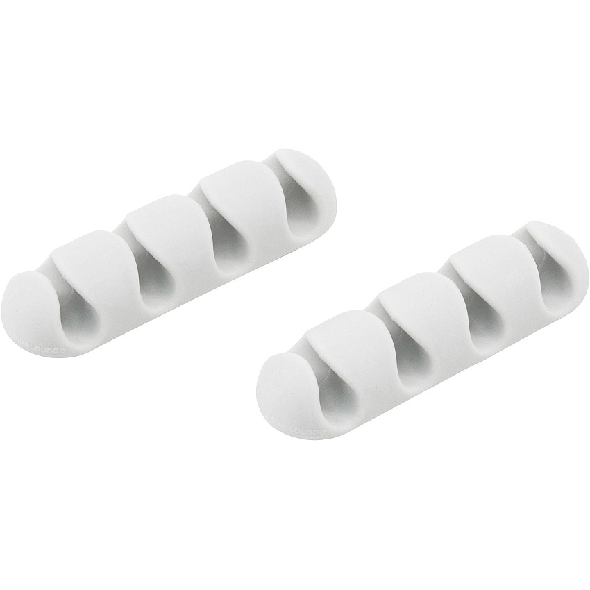 Bluelounge CableDrop Multi Cable Anchor for Multiple Cords Cable Anchor - White - 2.60" Length - 2 / Pack (BLUCDMUWH)