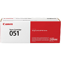 Canon 051 Original Laser Toner Cartridge - Black - 1 Each 1700 Pages (CRTDG051)