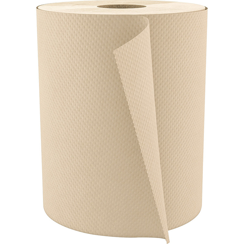 Cascades PRO Select Hardwound Paper Towels 1 Ply - 7.80" Width x 600 ft Length - Natural - Fiber Paper - 12 / Carton (H065)