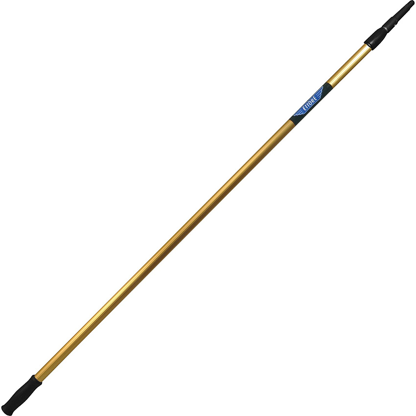 Ettore REA-C-H 2-Section Pole 96" Length - Gold, Black - Anodized Aluminum - 1 Each (42108)