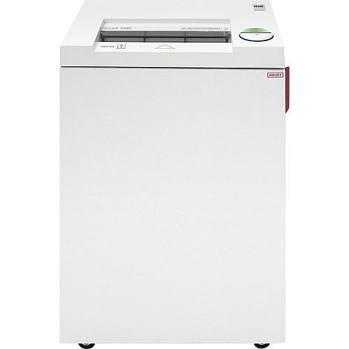 ideal. 2445 Super Micro-cut P-7 Paper Shredder Continuous Shredder - Super Micro Cut - 7 Per Pass - for shredding Paper, Staples, Paper Clip, Credit Card - 0.187" x 0.031" Shred Size - P-7 - 14 ft/min - 9.50" Throat - 20 gal Wastebin Capacit (IDEDSH0067H)