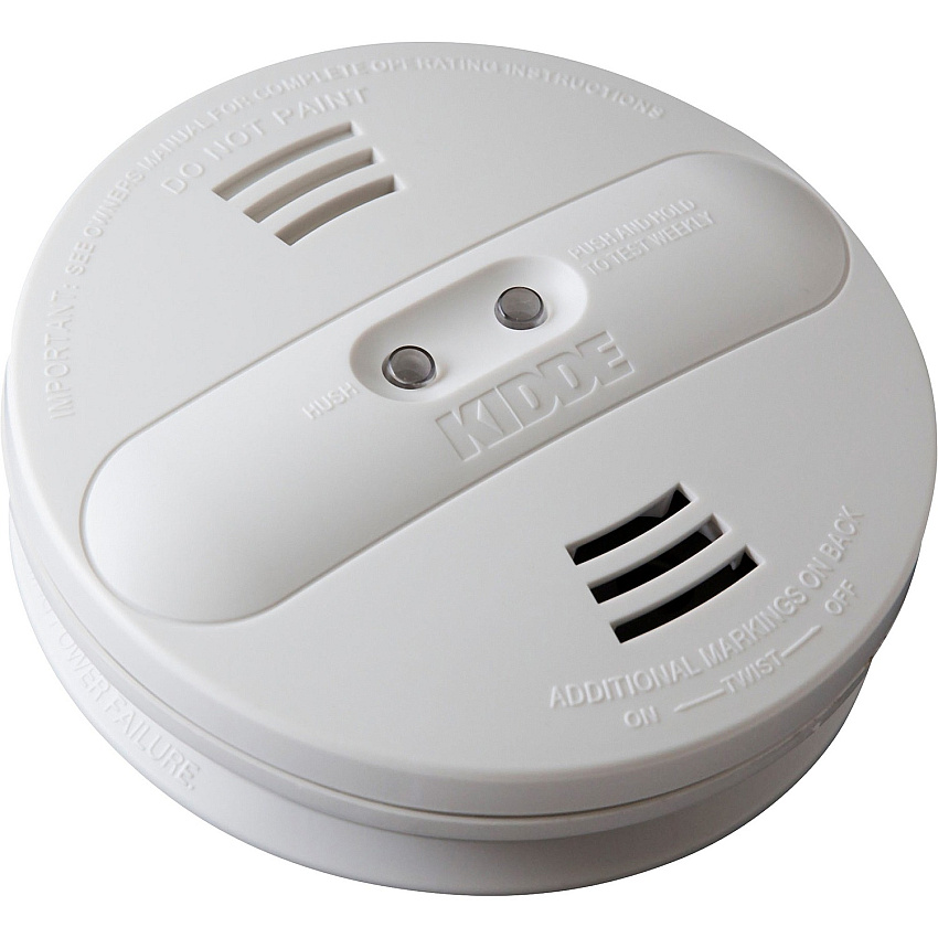 Kidde Dual-sensor Smoke Alarm 9 V - Audible, Visual - White (21007385N)
