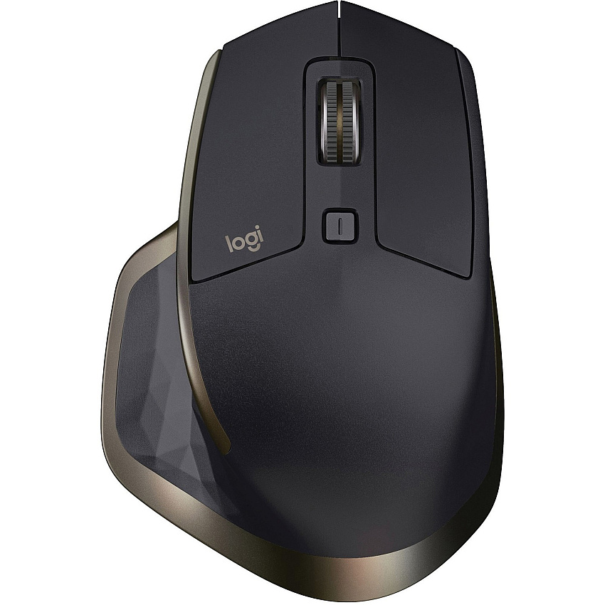 Logitech MX Master Mouse Darkfield - Wireless - Bluetooth/Radio Frequency - 1 Pack - USB 2.0 - 1600 dpi - Scroll Wheel (910005527)