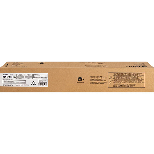 Sharp MX-61NT Original Laser Toner Cartridge - Black - 1 Each 40000 Pages (MX61NTBA)