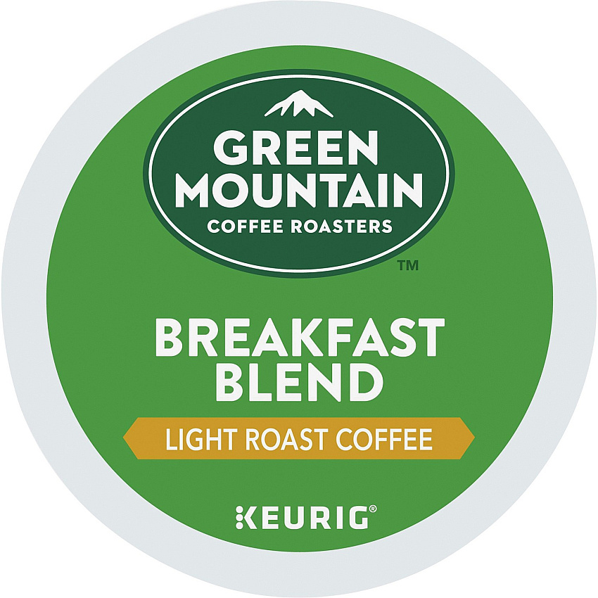 Green Mountain Coffee Roasters&reg; K-Cup Breakfast Blend Coffee Compatible with K-Cup Brewer - Light - K-Cup - 24/Box - 4 / Carton (6520CT)