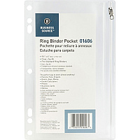 Business Source Punched Economy Binder Pocket 9.5