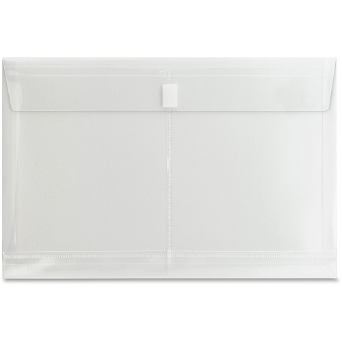 Business Source Legal File Pocket 8 1/2" x 14" - 1" Expansion - Clear - 1 Each (BSN02019)
