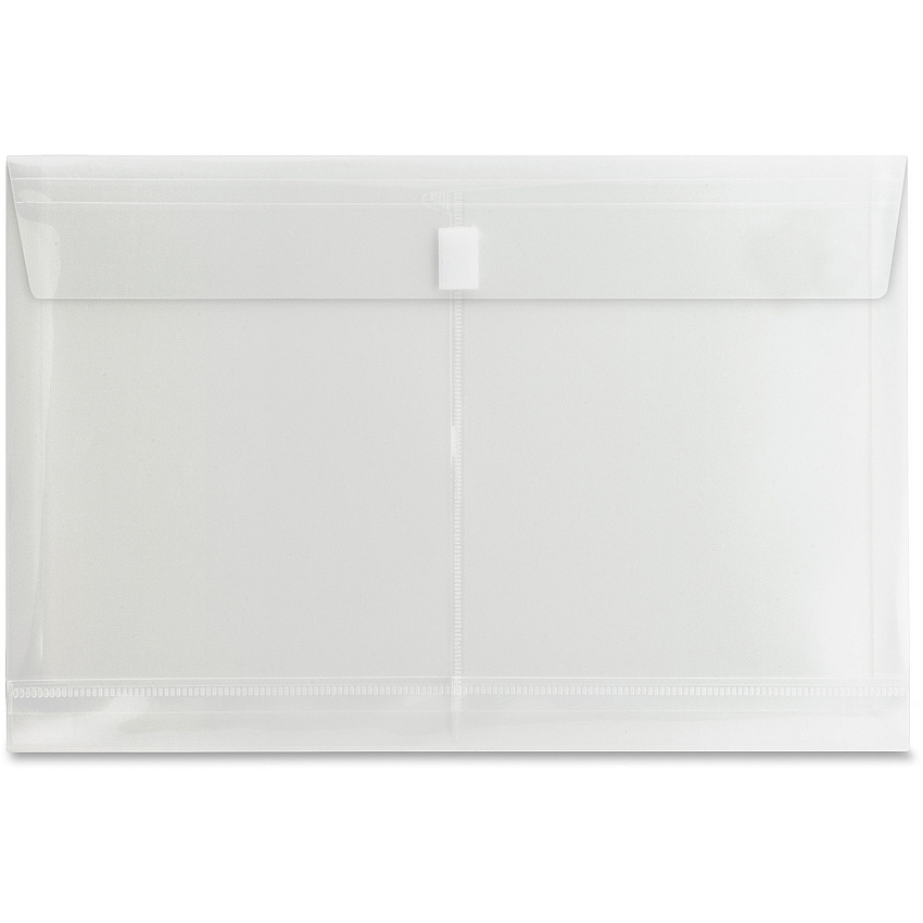 Business Source Legal File Pocket 8 1/2" x 14" - 1" Expansion - Clear - 1 Each (BSN02019)