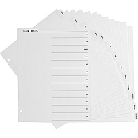 Business Source Jan-Dec Monthly Table of Contents Index Dividers Printed Tab(s) - Month - January-December - 12 Tab(s)/Set - 8.5