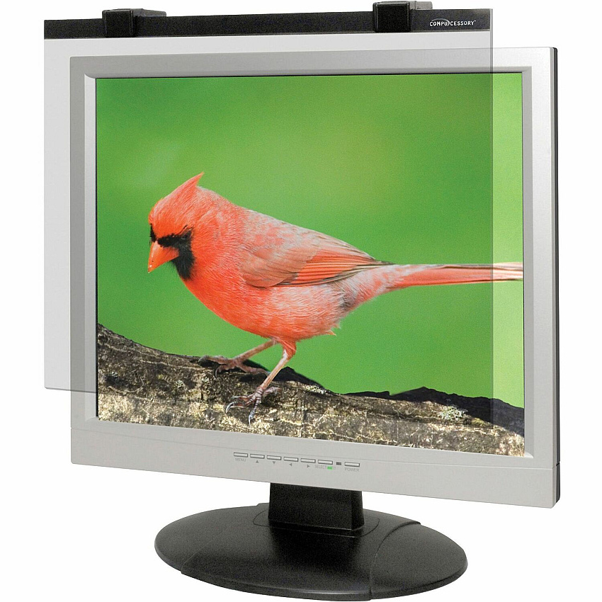 Business Source 19"-20" Monitor Antiglare Filter Black For 19" , 20" Widescreen LCD Monitor - 16:10 - Acrylic - Anti-glare - 1 Each (BSN20513)