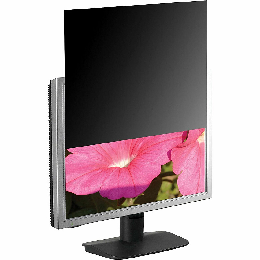 Business Source 16:9 Ratio Blackout Privacy Filter Black For 23" Widescreen LCD Monitor - 16:9 - Damage Resistant - Anti-glare - 1 Each (BSN20516)