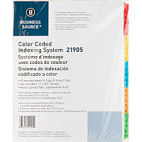 Business Source A-Z Tab Table of Contents Index Dividers Printed Tab(s) - Character - A-Z - 25 Tab(s)/Set - 8.5