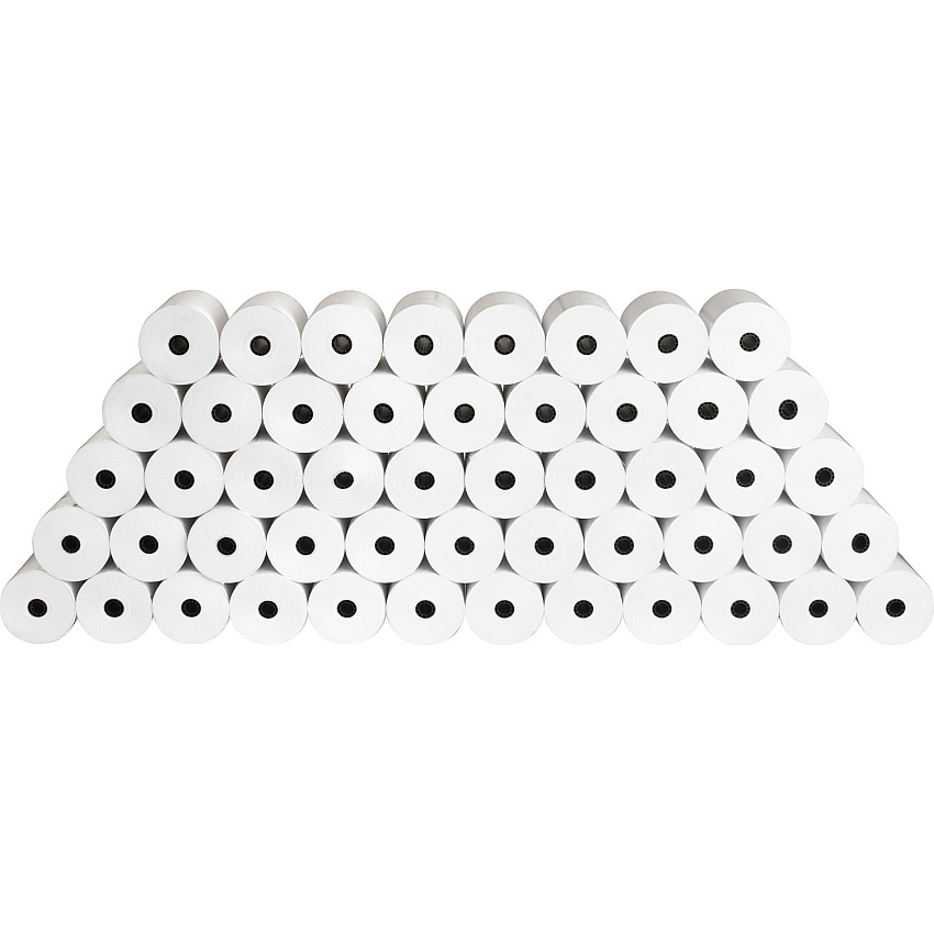Business Source Thermal Paper 3 1/8" x 273 ft - 48 g/m² Grammage - Smooth - White - 50 / Carton (BSN25345)