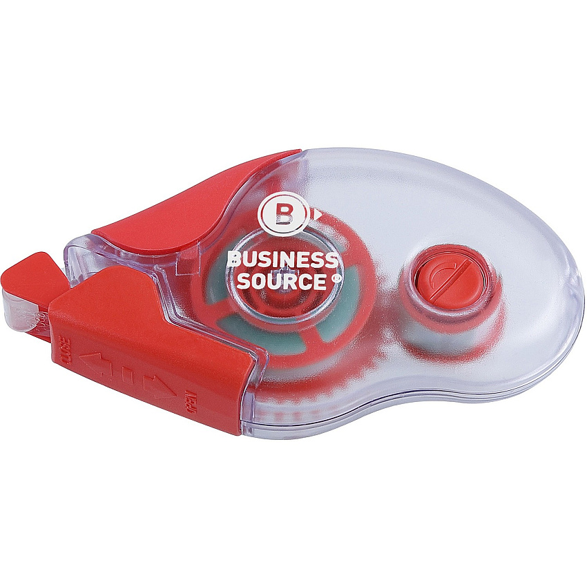 Business Source Double-sided Glue Tape 10.92 yd Length x 0.33" Width - Clear - Dispenser Included - 1 Each (BSN86258)