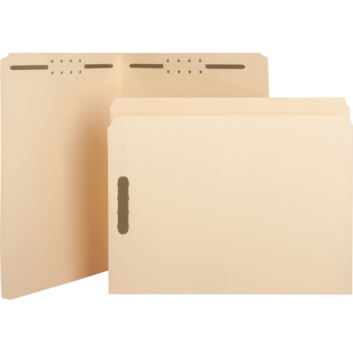 Business Source 2-Ply Tab Manila Letter Fastener Folder (17211)