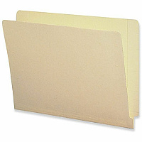 Business Source Straight Tab Cut Letter Recycled End Tab File Folder 8 1/2