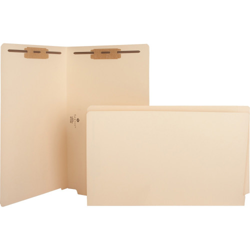 Business Source 11 Point Manila Fastener Folders (17265)