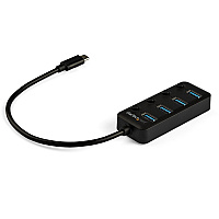 StarTech 4 Port Usb C Hub - Usb-a Port Switches (HB30C4AIB)
