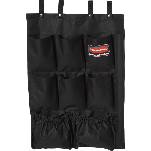 Rubbermaid Commercial Rubbermaid Comm. 9-Pocket Hanging Cart Caddy (FG9T9000BLA)