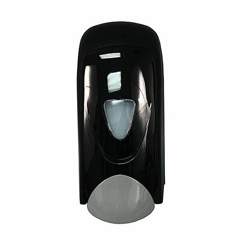 Lotion Soap Dispenser With Refillable Bottle, 1000ml Capacity, Push Bar Design, Durable Abs Plastic, Black & Gray, Case Of 12 (9391)