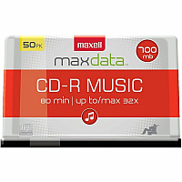 Maxell CD-R Media 120mm - 1.33 Hour Maximum Recording Time (625156)