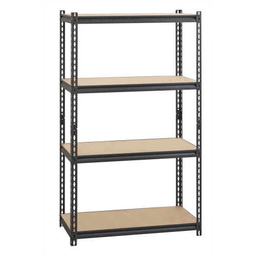 Lorell 2,300 lb Capacity Riveted Steel Shelving (59696)