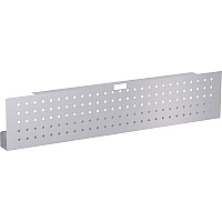 Lorell 48" Training Table Modesty Panel 42" Width x 3" Depth x 10" Height - Steel - Metallic Silver - 1 Each (LLR61631)