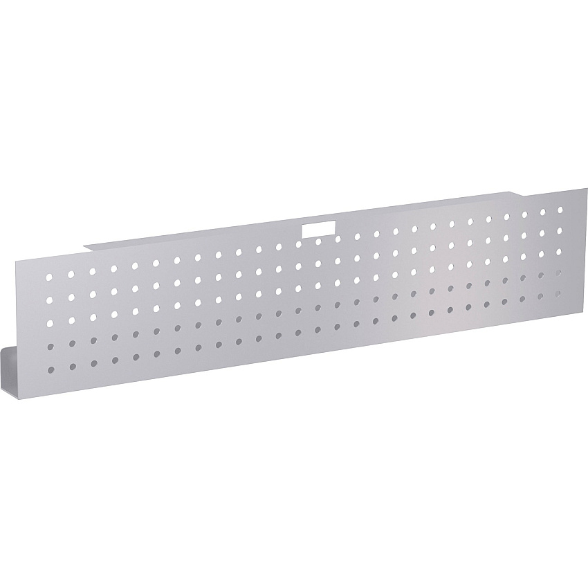 Lorell 48" Training Table Modesty Panel 42" Width x 3" Depth x 10" Height - Steel - Metallic Silver - 1 Each (LLR61631)