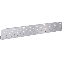 Lorell 72" Training Table Modesty Panel 66" Width x 3" Depth x 10" Height - Steel - Metallic Silver - 1 Each (LLR61633)