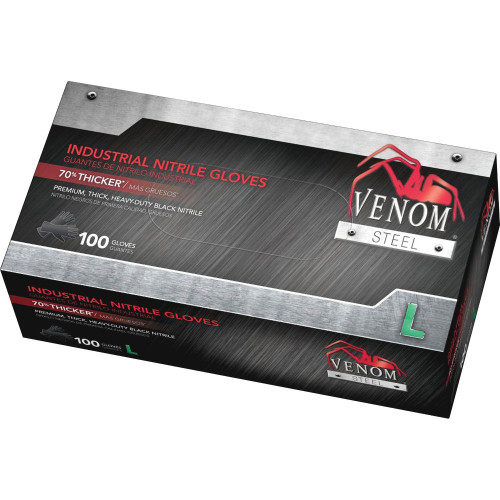Venom Steel Industrial Nitrile Gloves (VEN6143N)