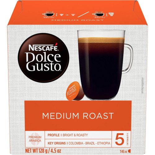 Nescafe Dolce Gusto Medium Roast Coffee Capsules Capsule (77319)