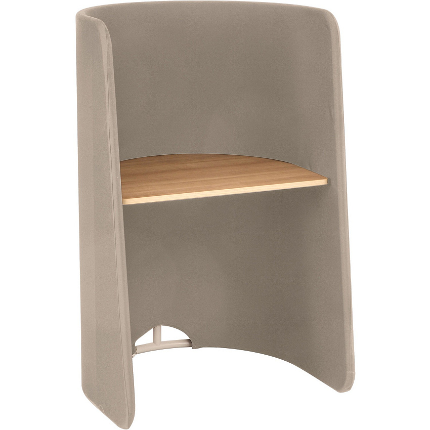 Safco Roam Touchdown Workstation Beech Rectangle, Laminated Top - 34" Table Top Width x 24" Table Top Depth - 51.50" Height x 33" Width x 30" Depth - Assembly Required - 1 Each (1958DG)