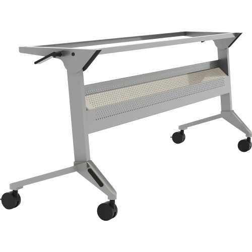 Safco Flip-N-Go Silver Training Table Base (LF72SLV)