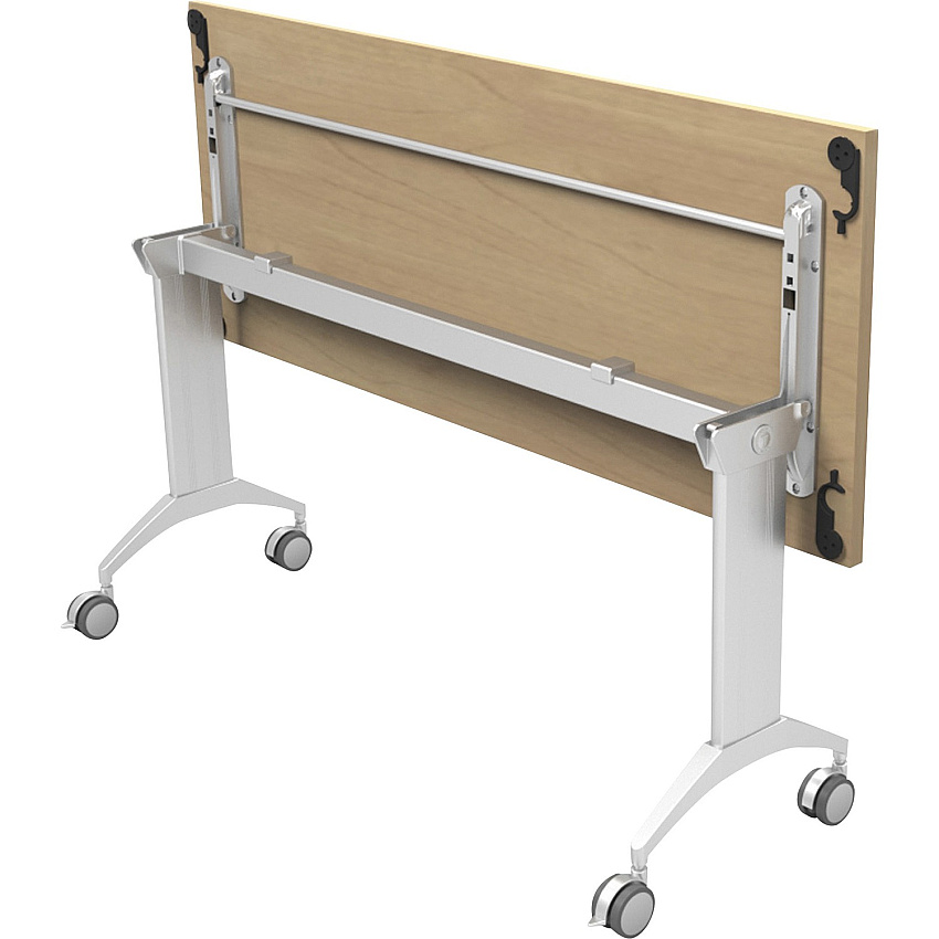 SpecialT Special-T Link 60" Table Flip Base Metallic Silver Flip Base - 27.75" Height x 17.50" Width x 57" Length - Assembly Required - 1 Each (SPLINKFT2460)