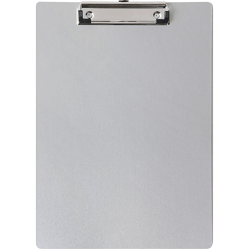 Business Source Aluminum Clipboard 8 1/2" x 11" Sheet Size - Aluminum - Silver - 1 Each (BSN49261)