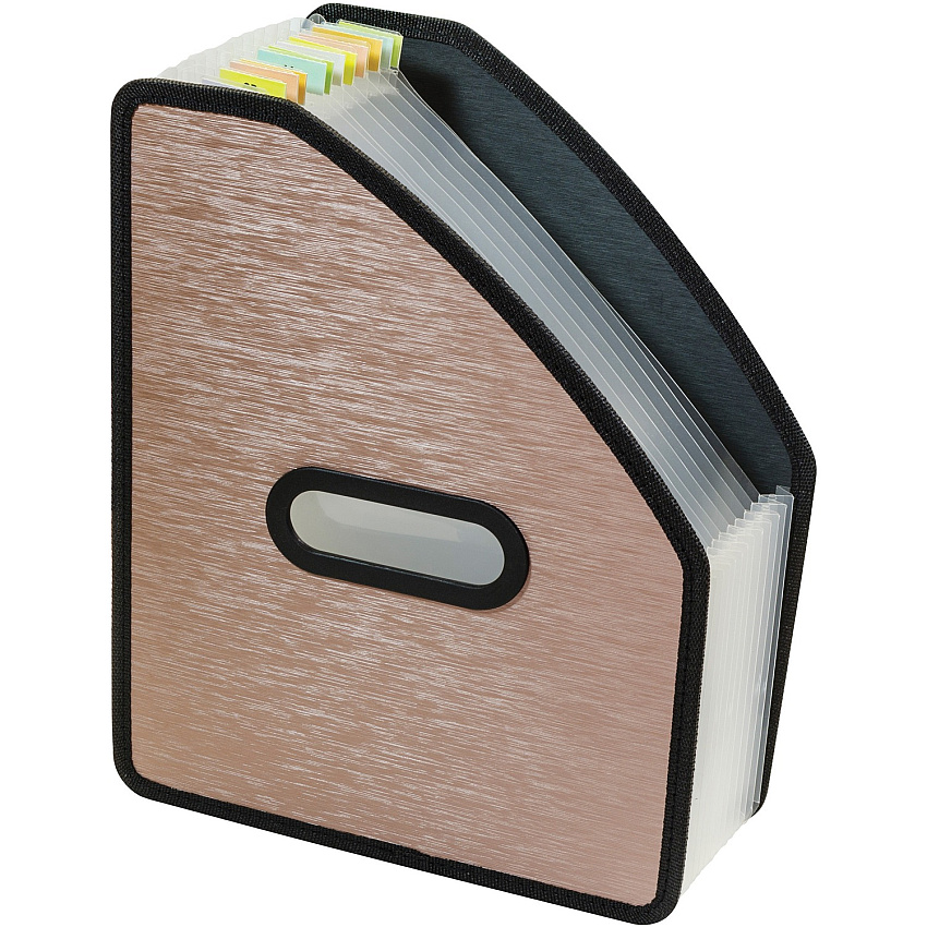 C-Line Letter Expanding File 8 1/2" x 11" - 13 Pocket(s) - Bronze - 1 Each (53316)