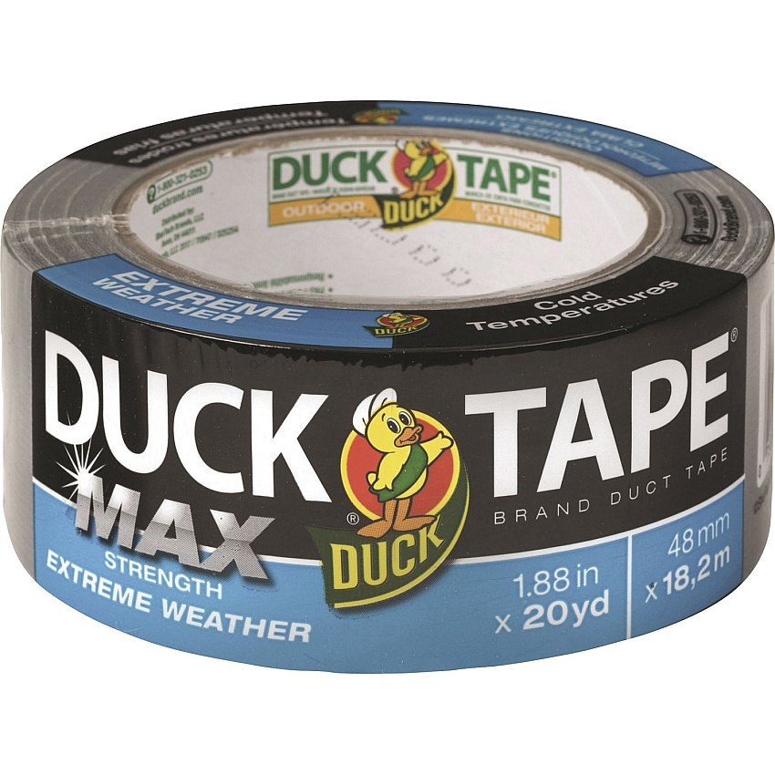 Duck MAX Strength Weather Duct Tape 20 yd Length x 1.88" Width - Silver - 1 Each (241635)