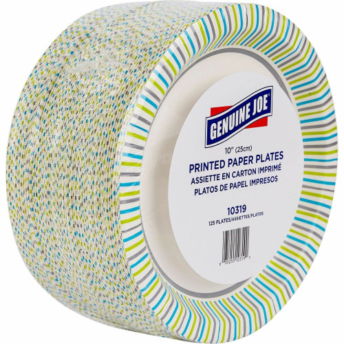 Genuine Joe Printed Paper Plates (10319)
