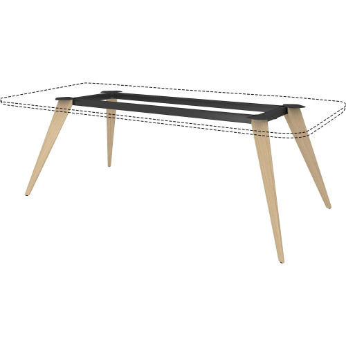 Lorell Wood Base for 72"W Rectangular Conference Table (16227)