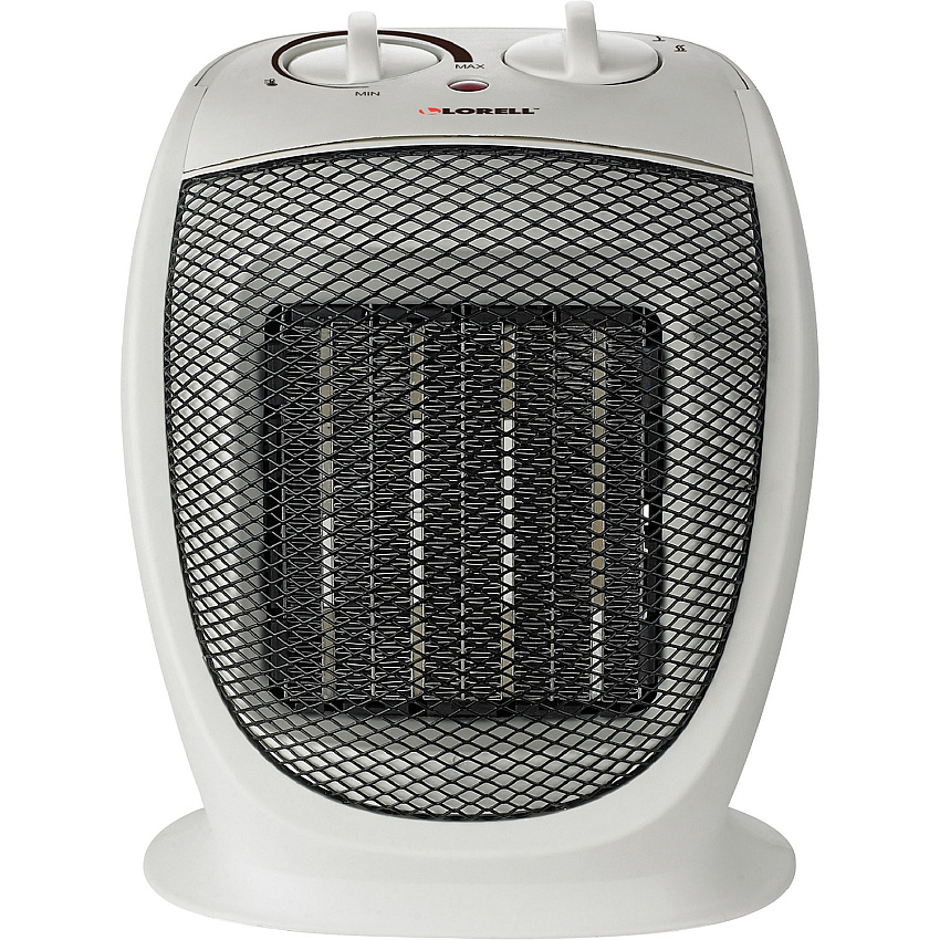 Lorell Ceramic Heater Ceramic - 2 x Heat Settings - Portable - White (LLR33979)
