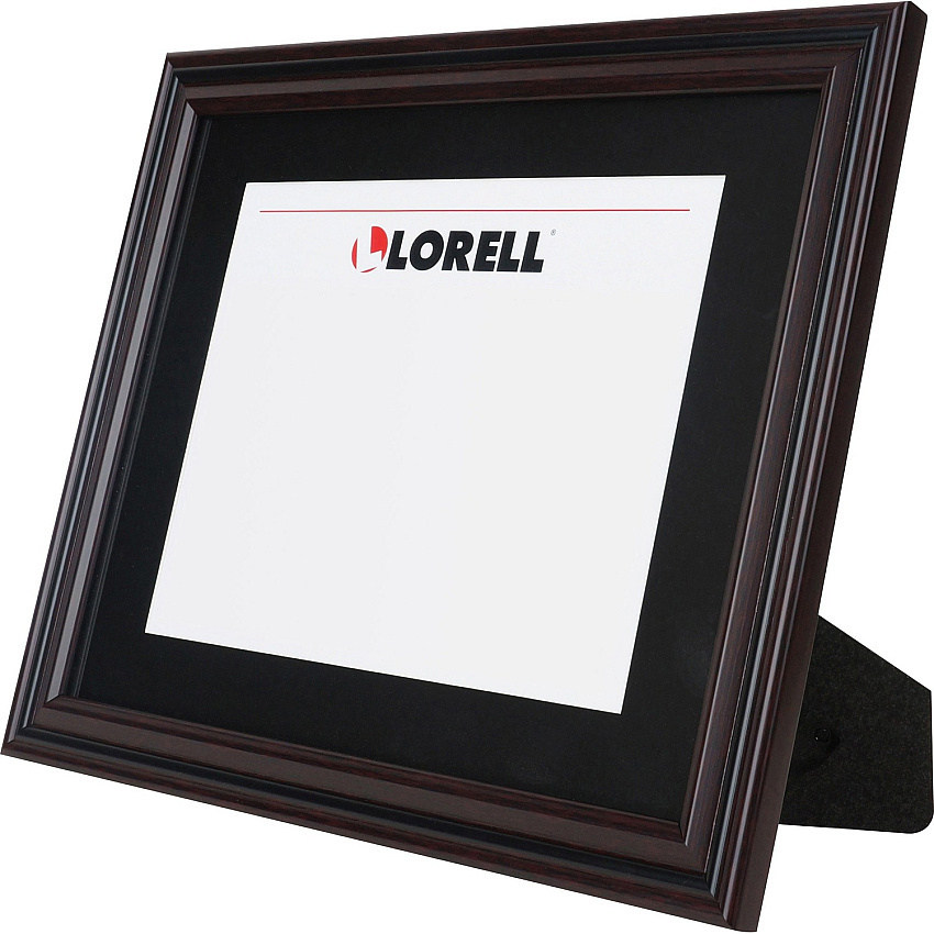 Lorell 2-toned Certificate Frame 13" x 10.50" Frame Size - Rectangle - Desktop - Horizontal, Vertical - Rosewood - 1 Each (LLR49216)