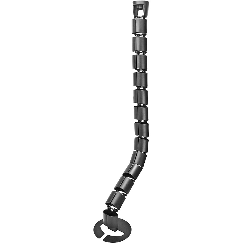 Lorell Universal Cable Control Spine Cable Guide - Black - 33" Length - 1 Each (LLR49259)