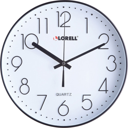 Lorell 12" Quiet Wall Clock (61011)